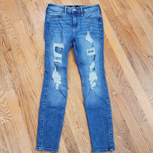 Hollister 3 Short High Rise Super Skinny Women's Jeans - Picture 3 of 8